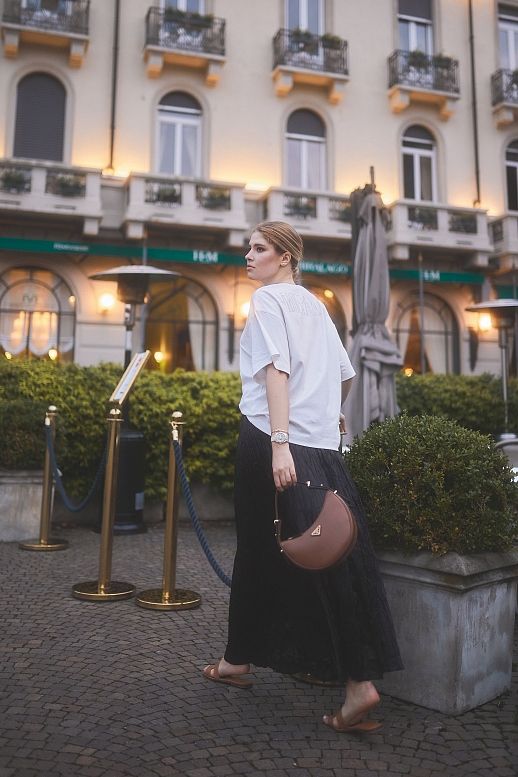 Спідниця максі жата чорна - №2