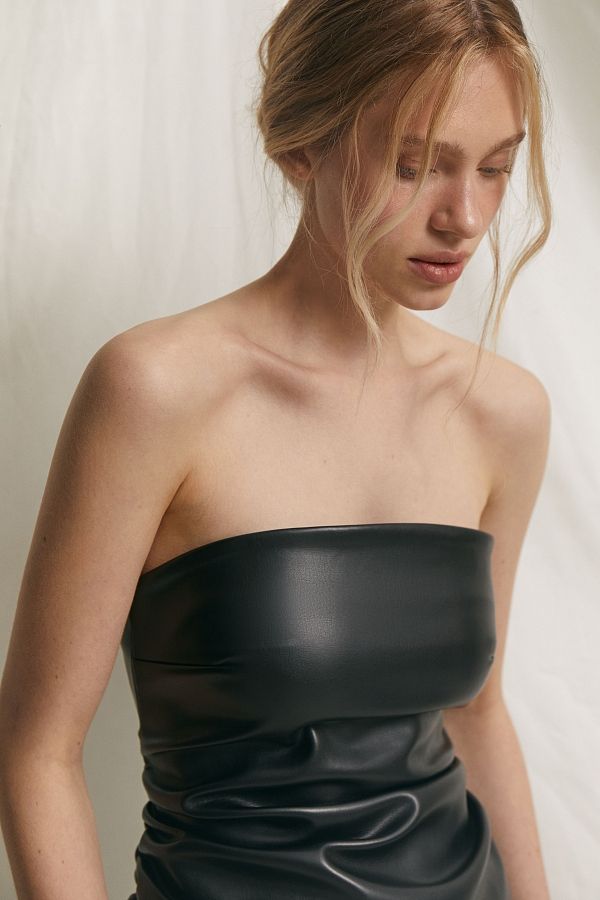 Корсет з екошкіри чорний KR0124/2 #RU# Корсет из экокожи черный KR0124/2 № 3