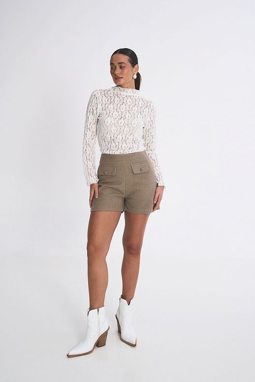 Шорти класичні бежеві - №2