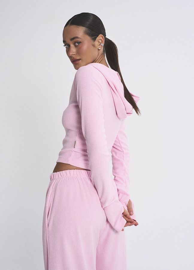 Костюм приталений із замком рожевий KOSPR/1 #RU# Костюм приталенный с замком розовый KOSPR/1 № 3