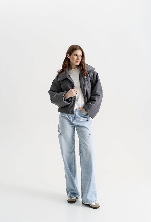 Куртка коротка графітова - №2