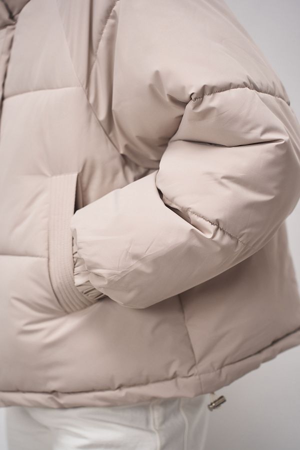 Куртка вкорочена на замку світло-сіра PUVK25/2 #RU# Куртка укороченная на замке светло-серая PUVK25/2 № 4