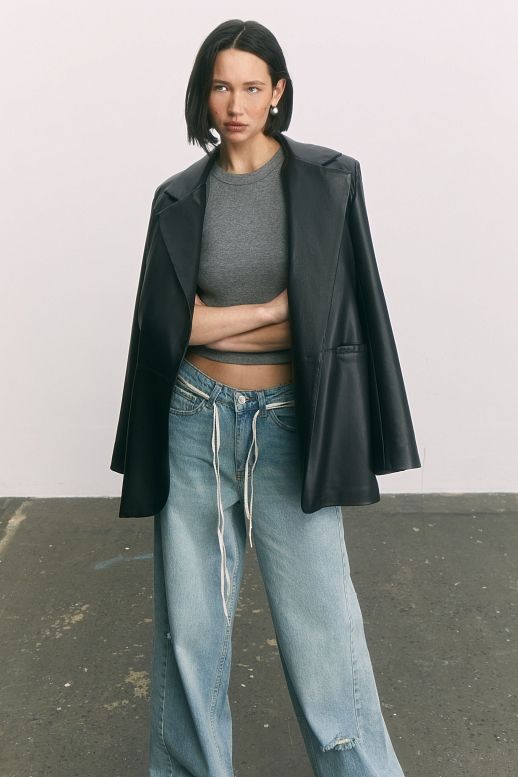 Джинси палаццо блакитні - №2