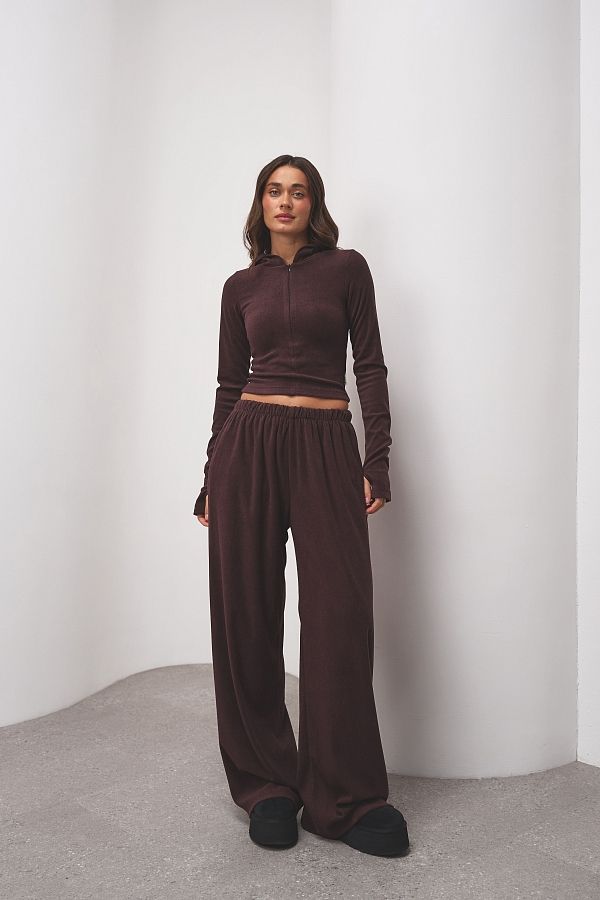 Костюм приталений із замком коричневий KOSPR/4 #RU# Костюм приталенный с замком коричневый KOSPR/4 № 3