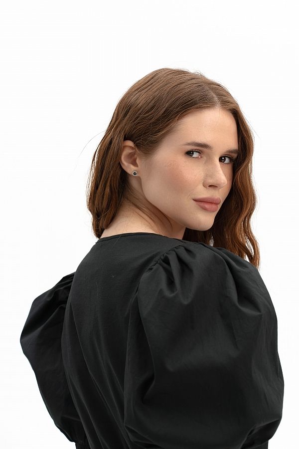 Сукня-куліска чорна DR30/1 № 1