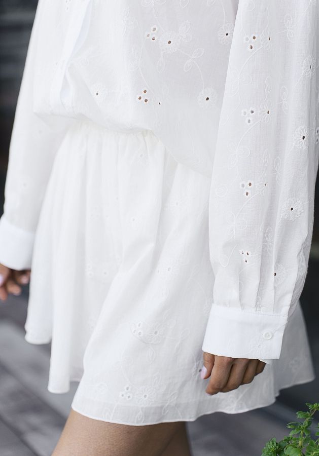 Костюм з прошви білий ПТ04/03 #RU# Костюм из прошвы белый ПТ04/03 № 4