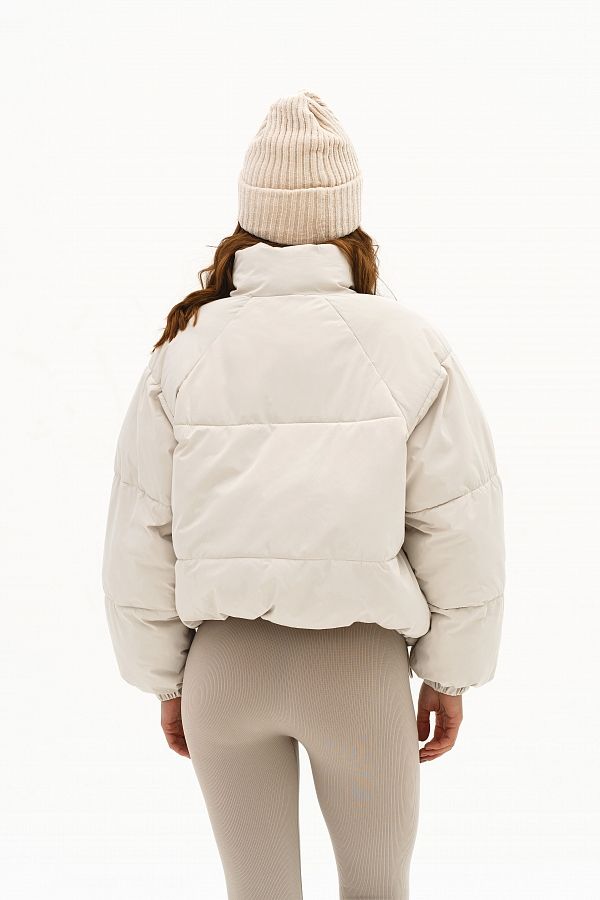 Куртка вкорочена на замку молочна PUVK25/1 #RU# Куртка укороченная на замке молочная PUVK25/1 № 3