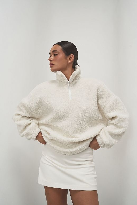 Світшот Теді із замком молочний - №2