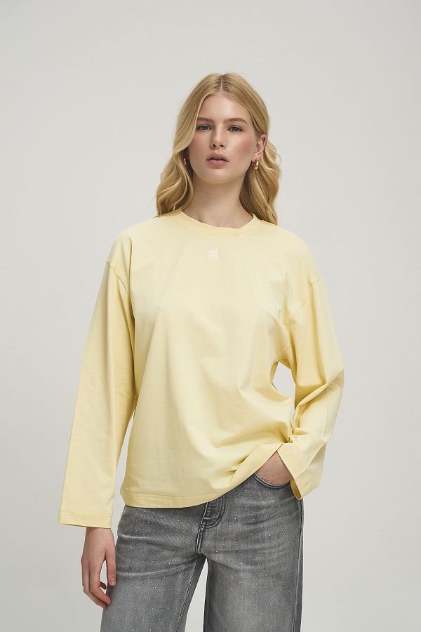 Лонгслів oversize MBocharova лимонний DK0215/5 #RU# Лонгслив oversize MBocharova лимонный DK0215/5 № 4