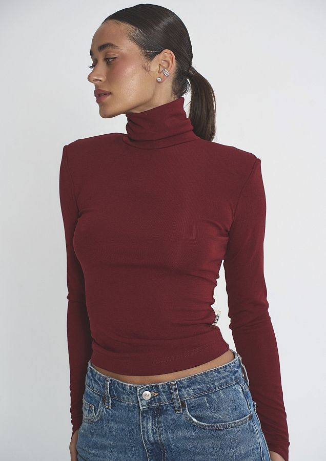 Гольф класичний з підплічниками бордовий GOLFPL/03 #RU# Классический гольф с подплечниками бордовый GOLFPL/03 № 4