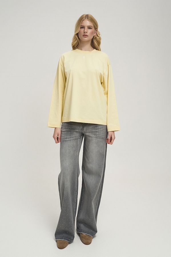 Лонгслів oversize MBocharova лимонний DK0215/5 #RU# Лонгслив oversize MBocharova лимонный DK0215/5 № 3