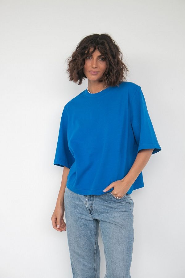 Базова футболка середній рукав синя TR30299/1 #RU# Базовая футболка средний рукав TR30299/1 № 2