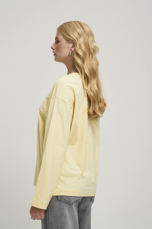 Лонгслів oversize MBocharova лимонний DK0215/5 #RU# Лонгслив oversize MBocharova лимонный DK0215/5 № 5