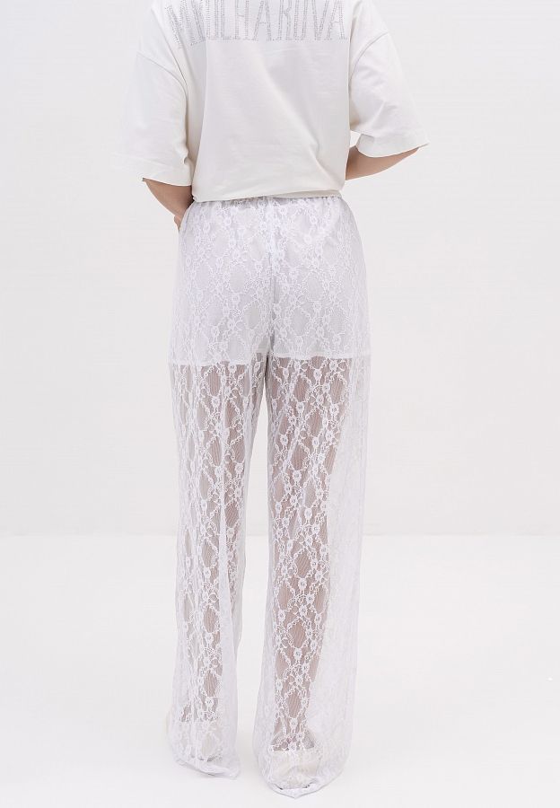 Штани мереживні білі BRM/01 #RU# Брюки кружевные белые BRM/01 № 3
