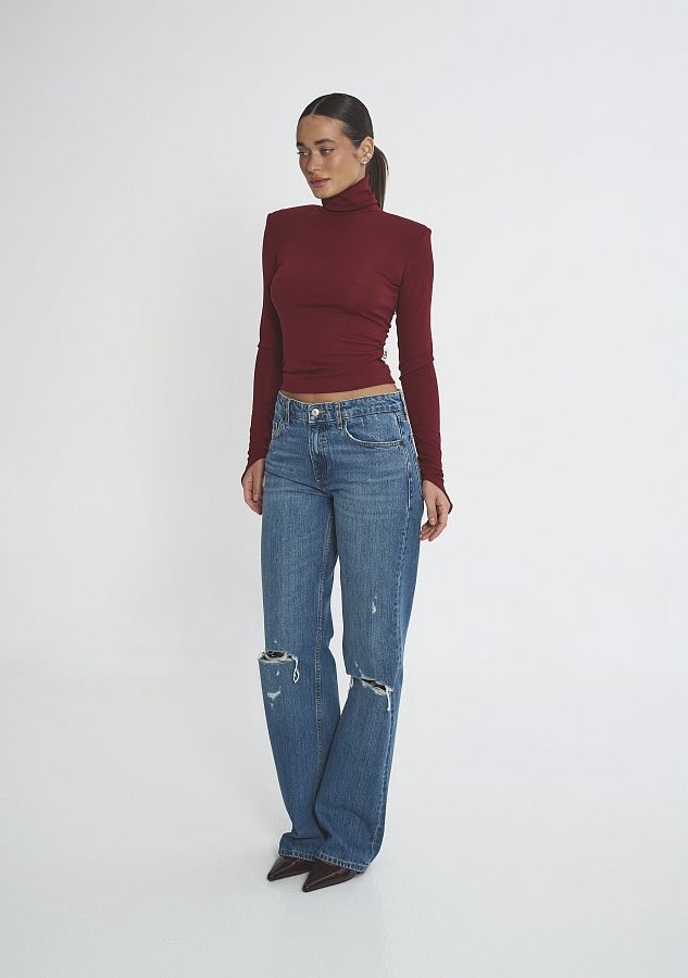 Гольф класичний з підплічниками бордовий GOLFPL/03 #RU# Классический гольф с подплечниками бордовый GOLFPL/03 № 2