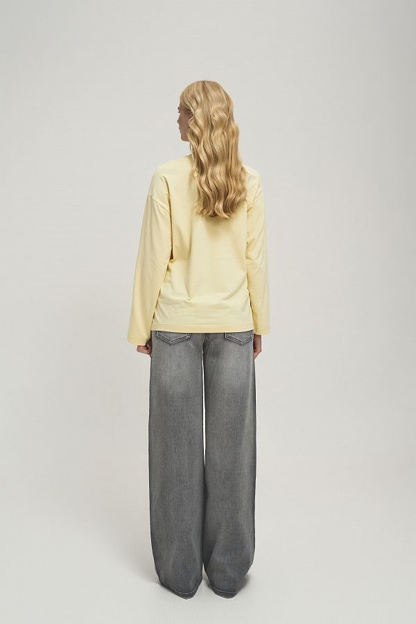 Лонгслів oversize MBocharova лимонний DK0215/5 #RU# Лонгслив oversize MBocharova лимонный DK0215/5 № 6