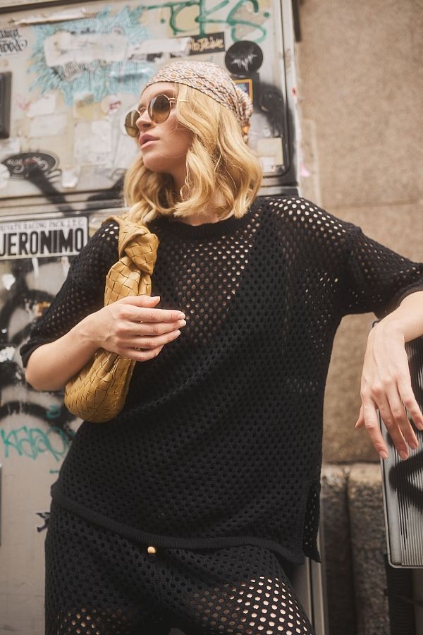 Костюм мереживо футб+брюки чорний 8283SW/1 #RU# Костюм кружево футб+брюки черный 8283SW/1 № 2